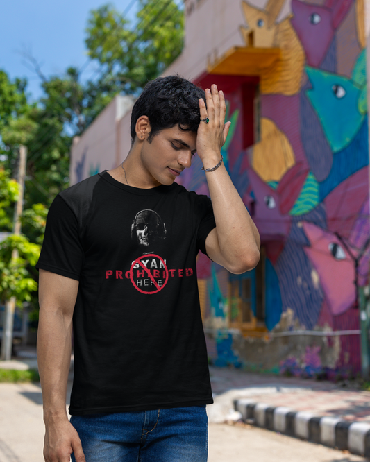 "Shut Up Your Gyan" Tee (Black)