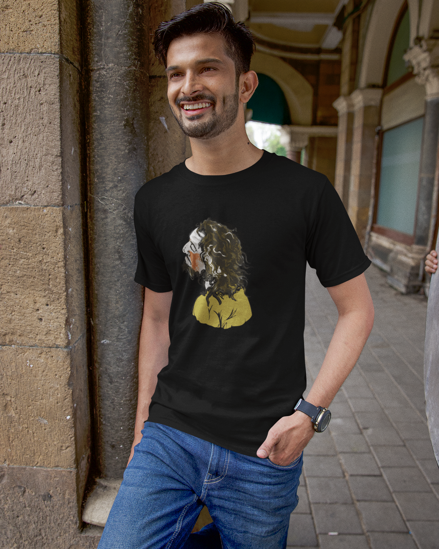 "Kha Jaoge, Yehi Aaoge" T-Shirt (black) - Men's